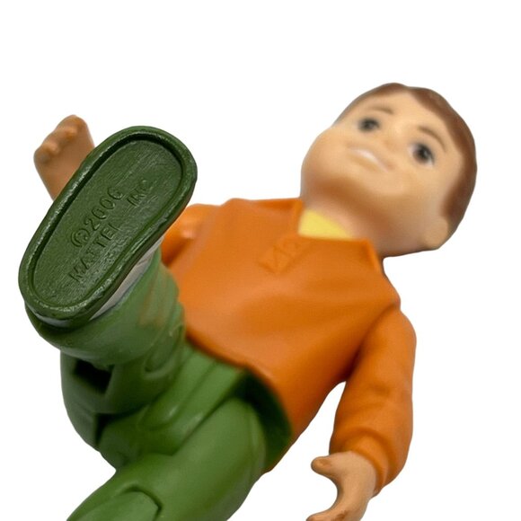 2006 Mattel Loving Family Dollhouse Boy With Orange Shirt & Green Pants - Picture 3 of 3
